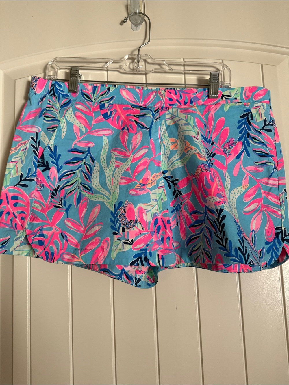 Lilly Pulitzer ocean view board shorts